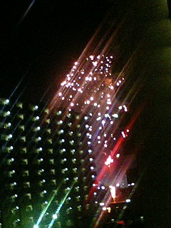 休みに仕事してたら那覇祭りの花火を観れました！
